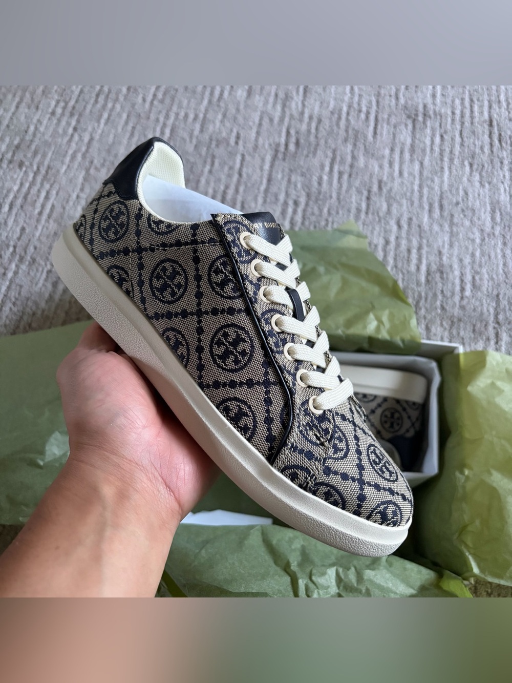 Tory Burch Howell T Monogram Sneakers